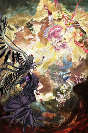 Puella Magi Madoka Magica the Movie -Walpurgisnacht: Rising- — anime poster